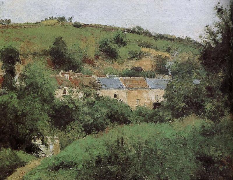 Camille Pissarro rural road oil painting image